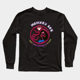 Monkey Sox from Deep in the Earth Long Sleeve T-Shirt